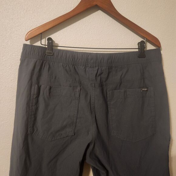 Eddie Bauer Tech Pants Mens XL Gray Hiking Nylon Spandex - Picture 3 of 6